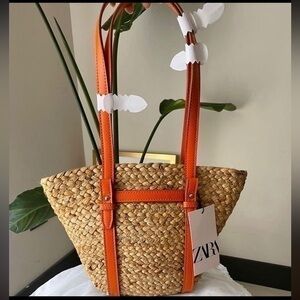 ZARA Jute shopper bag 6195/110